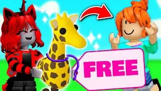 Thumbnail: Giving away DREAM PETS For FREE in Adopt Me