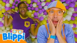 Thumbnail: Ballpit Bop! 🎤 Head, Shoulders, Knees & Toes With Blippi 🎤 Sing and Dance Along