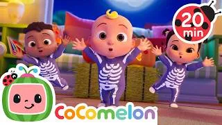 Thumbnail: Spooky Skeleton Dance! 🎤 CoComelon Let's Move Party 🎤 Sing and Dance Along