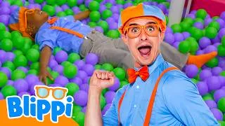 Thumbnail: Ball Pit Dance Party With Blippi 🎤 Blippi 🎤 Sing and Dance Along