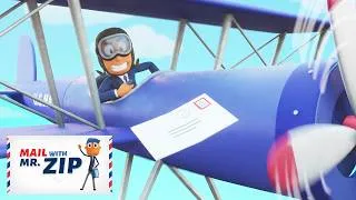 Thumbnail: Mr. ZIP’s Bi-Plane Rescue! ✈️ | Mail with Mr. ZIP | Moonbug Kids - Healthy Habits