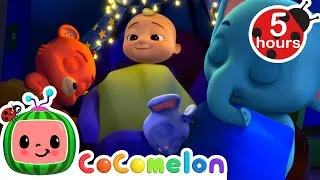 Thumbnail: 💤Sleepy Time Songs For Kids!🥱🌙🎶 | JJ's Animal Time! | Moonbug Kids – Food & Family Cartoons