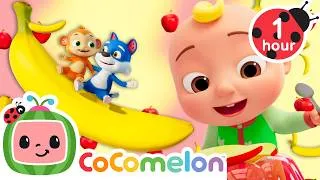 Thumbnail: Let's Eat Apples & Bananas 🍌 CoComelon Animal Time Nursery Rhymes & Kids Songs | After School Club