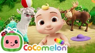 Thumbnail: JJ's Silly Beach Day 🏖️ | CoComelon | Sing Along | Learn about Animals