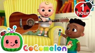Thumbnail: 🎶Sounds at Home🏡🎸 + More! | CoComelon | Moonbug Kids - Fantasy Cartoons - Imagination Play