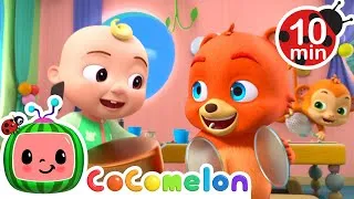 Thumbnail: 🍯Pots n' Pans Band🍳🎶+ More! | CoComelon - JJ's Animal Time | Moonbug Kids - Fun Song with Friends