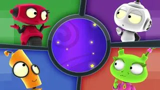 Thumbnail: Space Robots! 🤖 Robot Cartoons for Kids