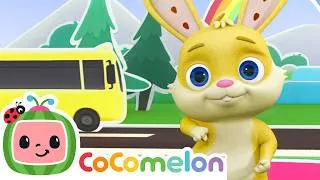 Thumbnail: Dance with the BUS BUNNY 🐰 CoComelon 🚌 Nursery Rhymes for Kids