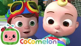 Thumbnail: JJ Drives the BUS 🍉 CoComelon 🚌 Nursery Rhymes for Kids