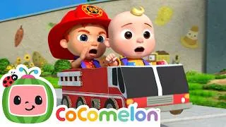 Thumbnail: Driving The Firetruck at the playground! 🚌 Nursery Rhymes for Kids