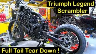 Thumbnail: Triumph TT Legend 2 0:- The Scrambler, Day 17, (Full Tail Strip-down!)