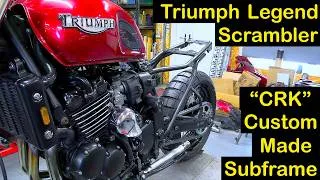 Thumbnail: Triumph TT Legend 2.0 :-  The Scrambler, Day 16, "CRK" Custom Tail !