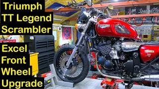 Thumbnail: Triumph TT Legend, 2.0 :- The Scrambler, Day 15, Front Wheel Upgrade !