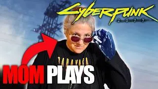 Thumbnail: Can I beat Cyberpunk 2077 if my Mom makes all the decisions?