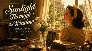 Thumbnail: Sunlight Through the Window ☀️ Vintage Summer Jazz | 1940s Female Vocals, Cozy Morning & Vinyl