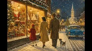 Thumbnail: It's Christmas Eve, 1955... and Everything Feels Right Again | Relaxing Vintage Christmas Music