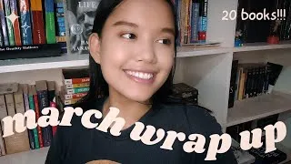 Thumbnail: ✨ i've read 20 books this month : march 2023 wrap up // (mostly omegaverse, & fae books)