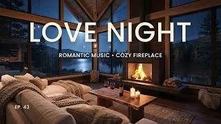Thumbnail: Romantic Music for Love Night ❤️ Cozy Fireplace & Moonlit Lake Ambience (Ep. 43)
