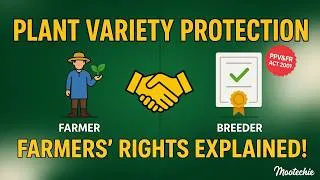 Thumbnail: Plant Variety Protection & Farmers' Rights Explained | PPV&FR Act 2001 (IPR in Agriculture)