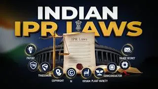 Thumbnail: Indian Legislations for Intellectual Property Rights (IPR) in India | Complete IPR Laws Explained