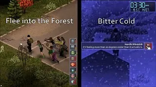 Thumbnail: Flee into the Forest Project Zomboid Winter is Coming Challange