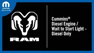 Thumbnail: Cummins® Diesel Engine / Wait to Start Light | How-To | 2027 Ram Heavy Duty Trucks