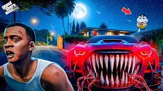 Thumbnail: Franklin Found a CURSED KILLER CAR in the Forest! (GTA 5)