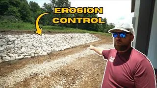 Thumbnail: MOREDIRT Episode: 29 | New French Drain & Rip-Rap #excavator #erosioncontrol 