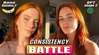 Thumbnail: GPT Image 2 VS Nano Banana 2: The Best AI for Character Consistency in 2026