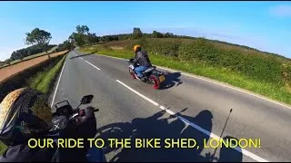Thumbnail: Lincolnshire to London: MT-07, GSX-8R & V-Strom 800RE Ride to The Bike Shed!