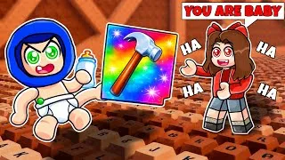Thumbnail: Ayush Became Baby to Troll Ekta in Keyboard Escape Roblox!!