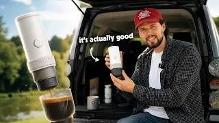 Thumbnail: OUTIN MINO Portable Espresso Machine Review: Surprisingly Good, It Actually Works! (Real World Test)