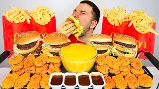 Thumbnail: Extra Cheesy McDonad's • MUKBANG