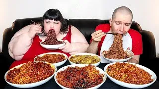 Thumbnail: She DESTROYED These Spicy Noodles… I Couldn’t Keep Up