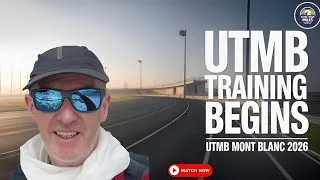 Thumbnail: UTMB Mont Blanc 2026 Preparation | First Training Day After 2 Months Off