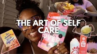 Thumbnail: taking myself on a date 💌 | self care night, bookstore, and reading vlog 🧸🎀📖
