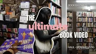 Thumbnail: the ULTIMATE book video 📚 | visiting 5 bookstores in one day | book haul | reading vlog 🎀📖🧸✨
