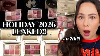Thumbnail: 7(?!)  LEAKED HOURGLASS HOLIDAY 2026 PALETTES!!