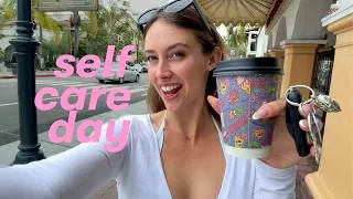 Thumbnail: *unaesthetic* self care day vlog 🤍
