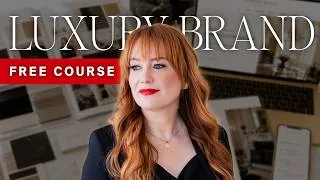 Thumbnail: Starting a Luxury Brand in 2026 is simple, Actually (FREE COURSE)