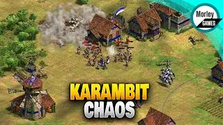 Thumbnail: Karambit warrior swarms must be STRESSFUL! - Phosphoru rush aoe2