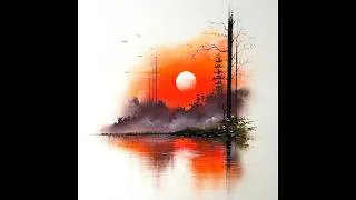 Thumbnail: A Beautiful Sunset Evening | Easy oil pastel Drawing