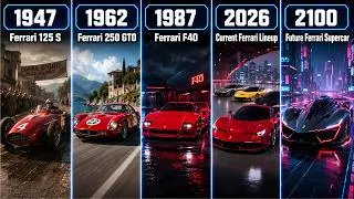 Thumbnail: Ferrari Evolution: From the First 1947 Road Car to the Hypercars of 2100