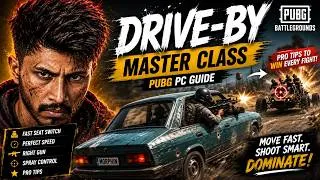 Thumbnail: PUBG PC Drive-By Masterclass (Hindi) 🚗 Pro Tips That Win Fights Instantly 💥 MORPHIN GAMING