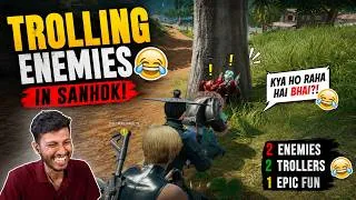 Thumbnail: TROLLING ENEMIES IN SANHOK 😂 | PUBG PC Funniest Squad Moments | MORPHIN GAMING
