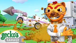 Thumbnail: Sly the SPORTS CAR goes MOLE MODE  | Gecko's Garage | Fun Kids Cartoon | Kids Videos