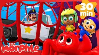 Thumbnail: Cop Car CHAOS! 🚓🚨 | Morphle | Fun Cartoon Videos | Kids Animation