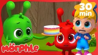Thumbnail: Don't Touch Morphle's Cake! | Morphle's Magic Universe 🌌 | Adventure Cartoons for Kids