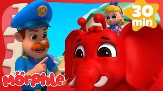 Thumbnail: Morphle Turn Into An Elephant! | Morphle's Magic Universe 🌌 | Adventure Cartoons for Kids