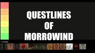 Thumbnail: Morrowind Questlines - Tier List